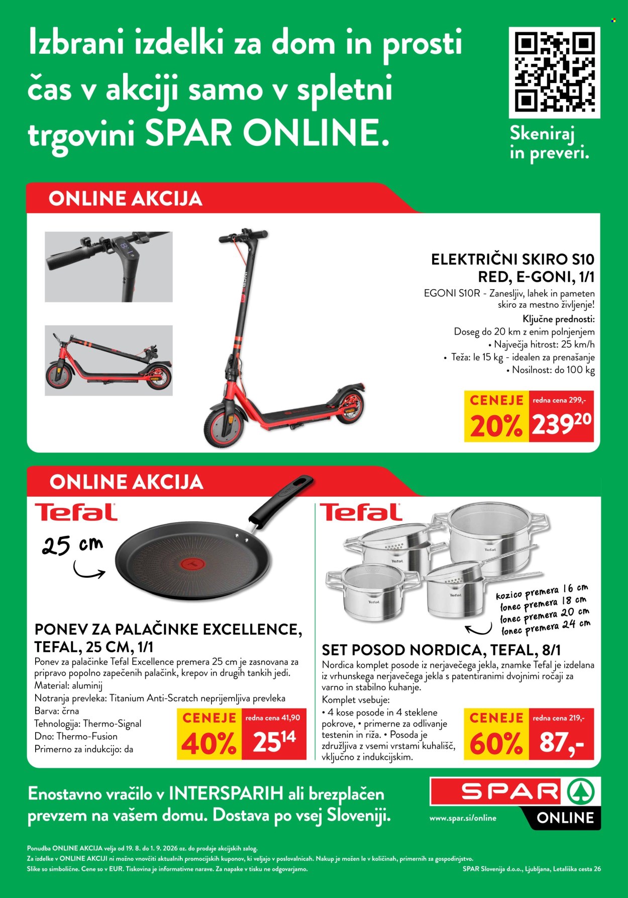 SPAR katalog - 19.8.2026 - 1.9.2026. Stran 1