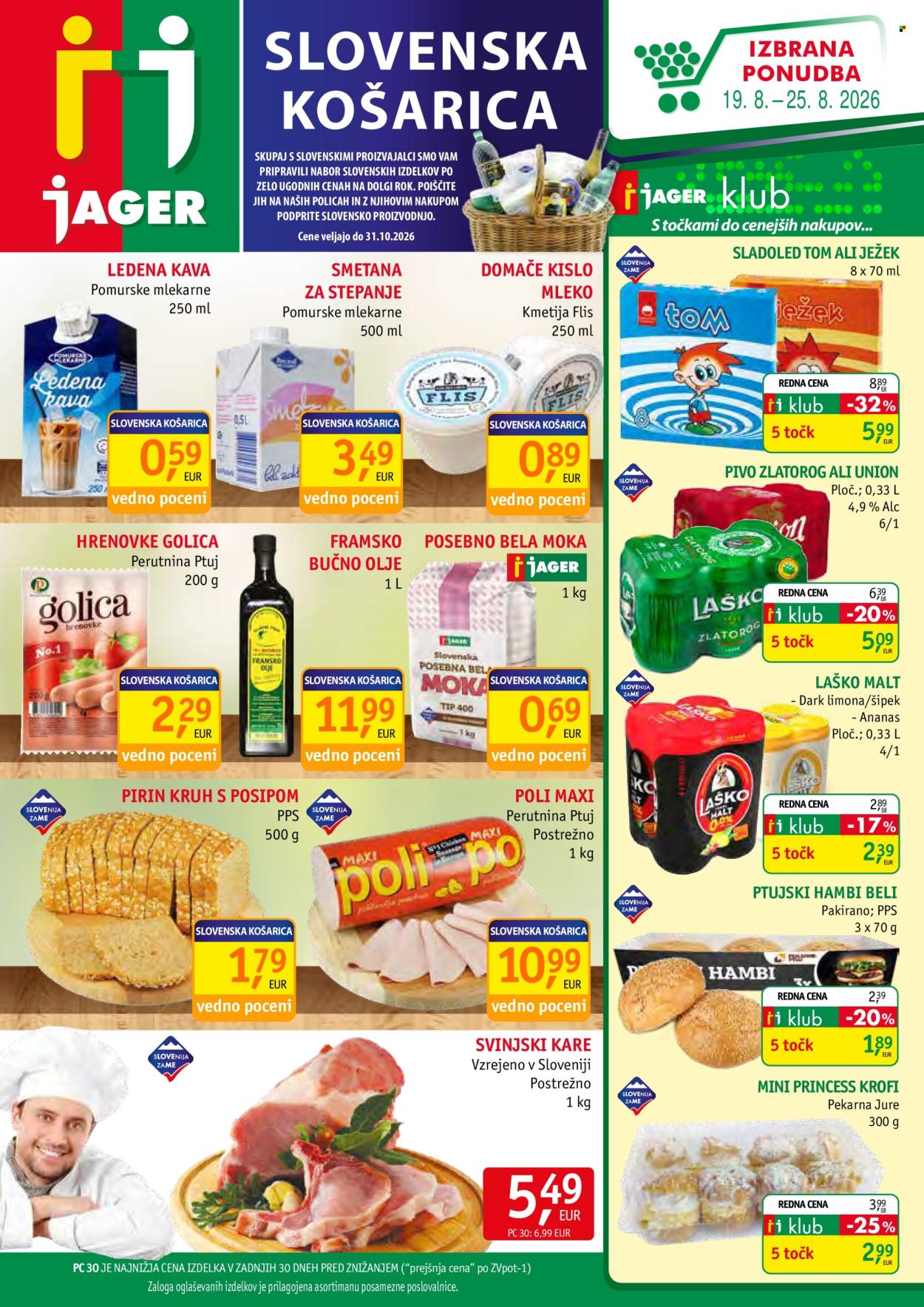 JAGER katalog - 19.8.2026 - 25.8.2026. Stran 1