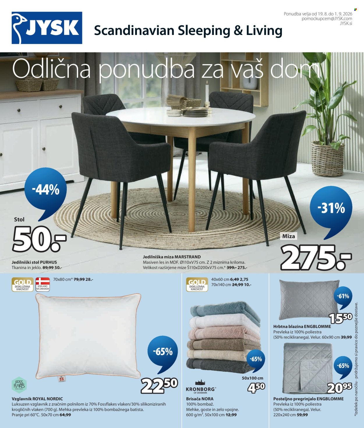 JYSK katalog - 19.8.2026 - 1.9.2026. Stran 2