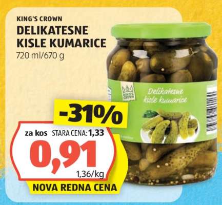 KING'S CROWN DELIKATESNE KISLE KUMARICE