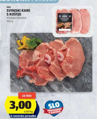 BBQ Svinjski Kare s Kostjo