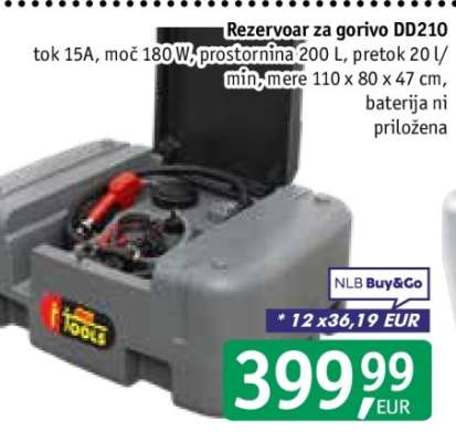 Rezervoar za gorivo DD210