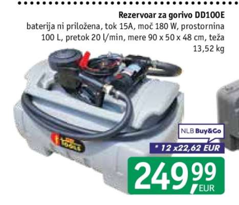 Rezervoar za gorivo DD100E