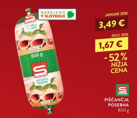 PIŠČANČJA POSEBNA 800 g