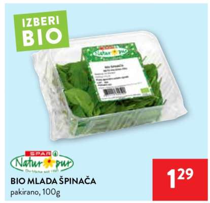 BIO MLADA ŠPINAČA