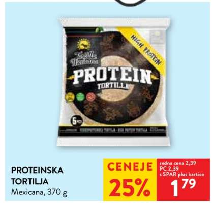 PROTEINSKA TORTILJA