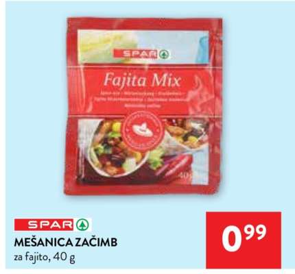 MEŠANICA ZAČIMB za fajito, 40 g