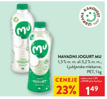 NAVADNI JOGURT MU