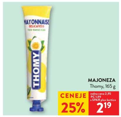 Majoneza Thomy, 165 g