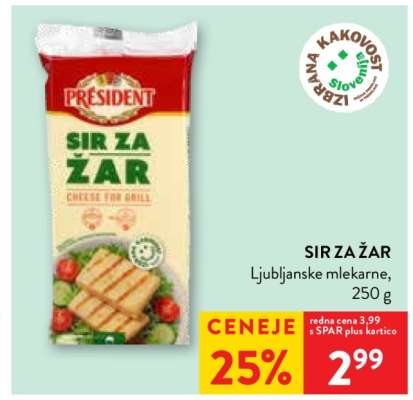 SIR ZA ŽAR
