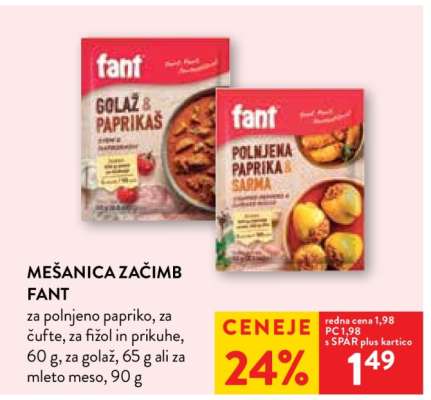 MEŠANICA ZAČIMB FANT