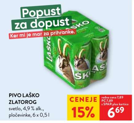 PIVO LAŠKO ZLATOROG