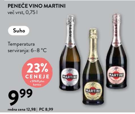 Peneče vino Martini