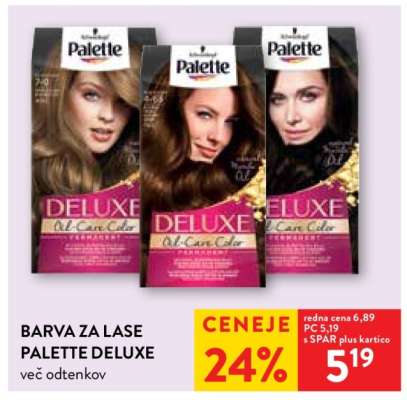 BARVA ZA LASE PALETTE DELUXE