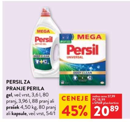 Persil za pranje perila