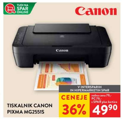 Tiskalnik Canon Pixma MG2551S