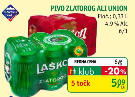 PIVO ZLATOROG ALI UNION