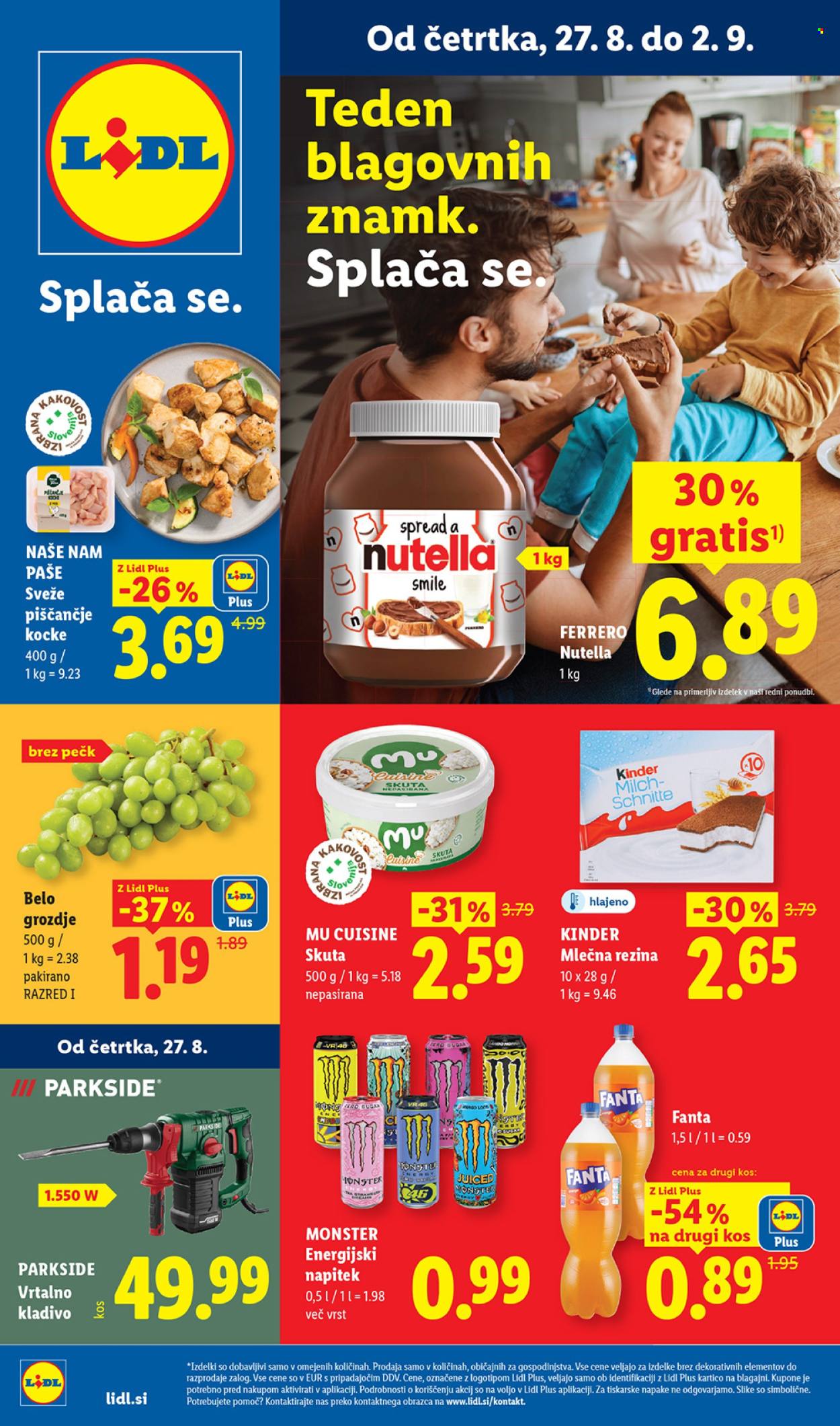 Lidl katalog - 27.8.2026 - 2.9.2026. Stran 1