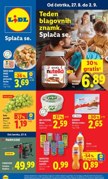 Lidl katalog - 27.8.2026 - 2.9.2026.