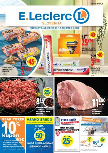E.Leclerc katalog - 26.8.2026 - 5.9.2026.