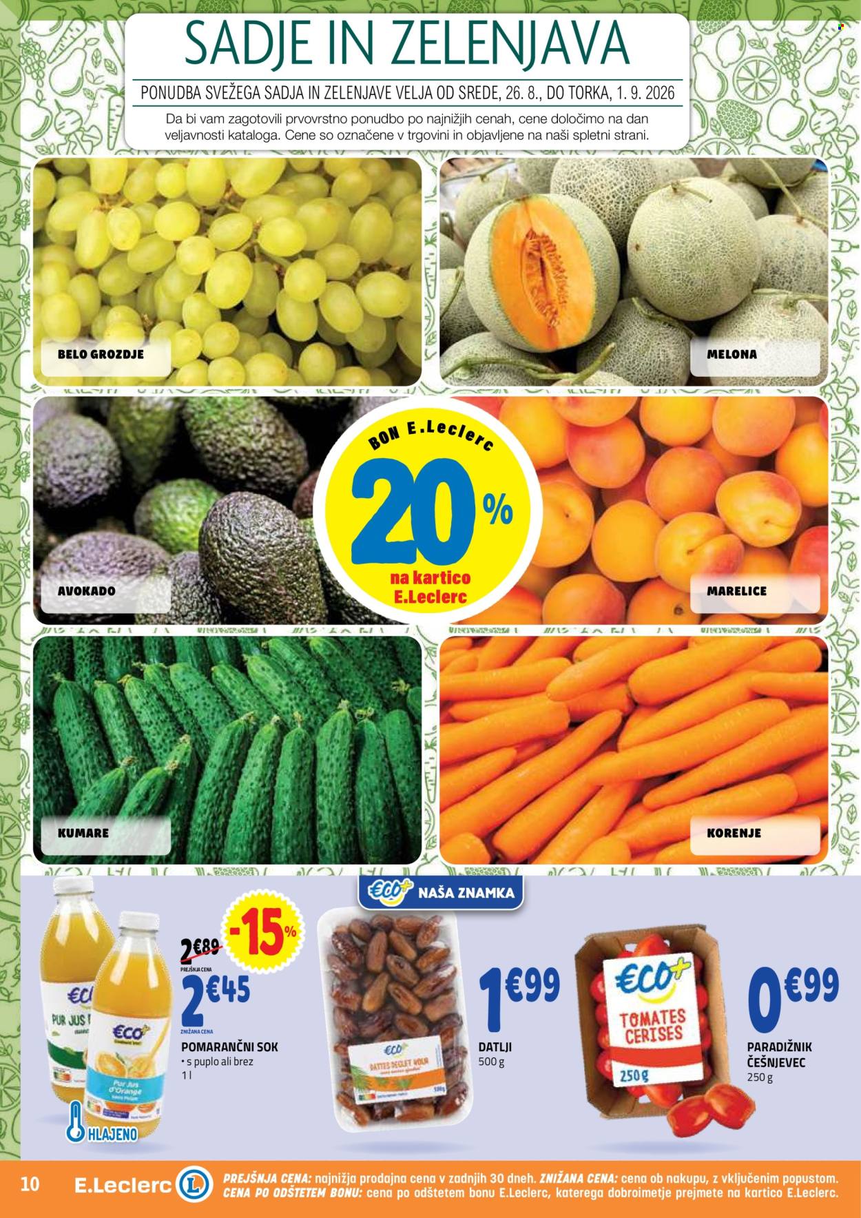 E.Leclerc katalog - 26.8.2026 - 5.9.2026. Stran 10