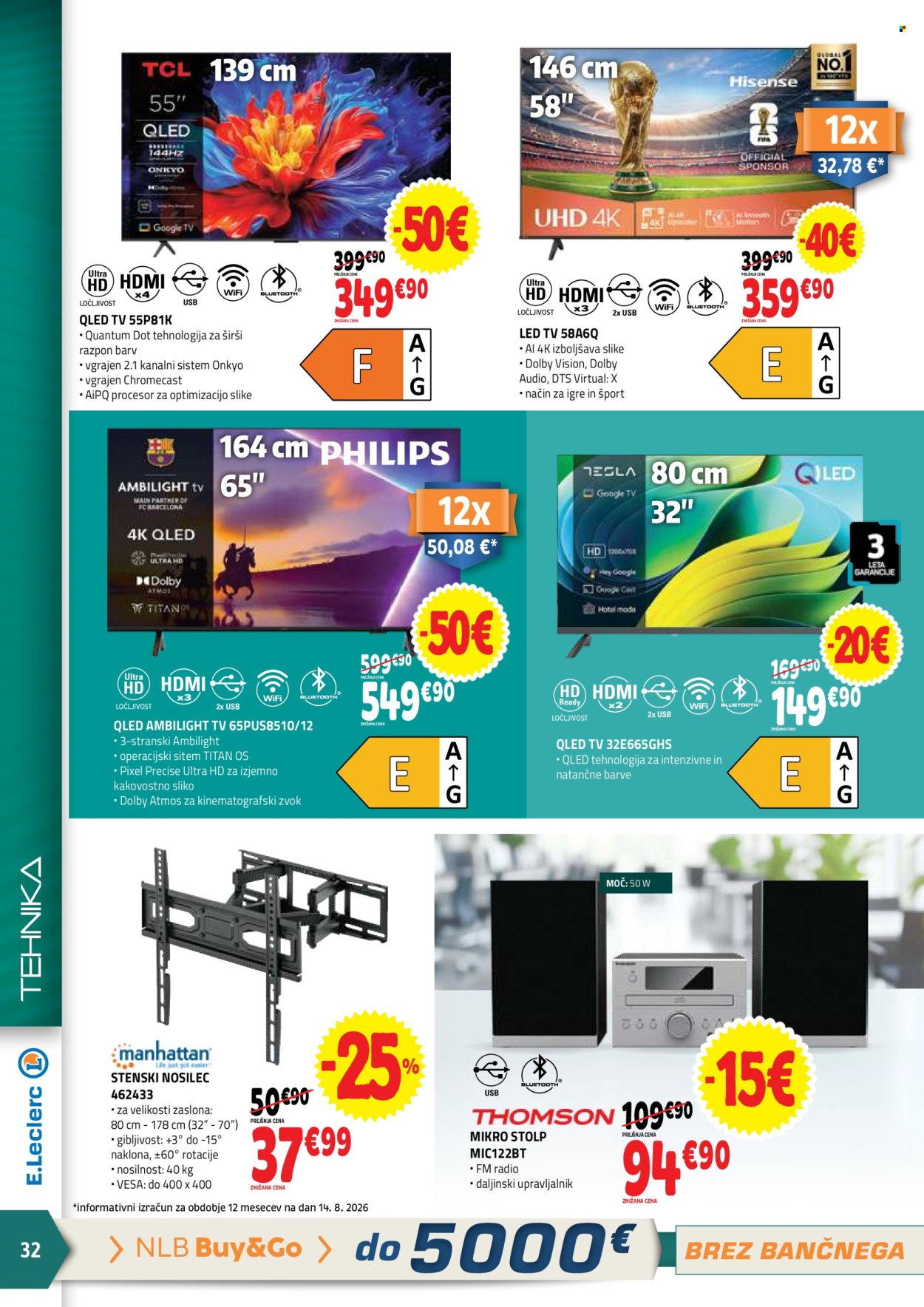 E.Leclerc katalog - 26.8.2026 - 5.9.2026. Stran 32