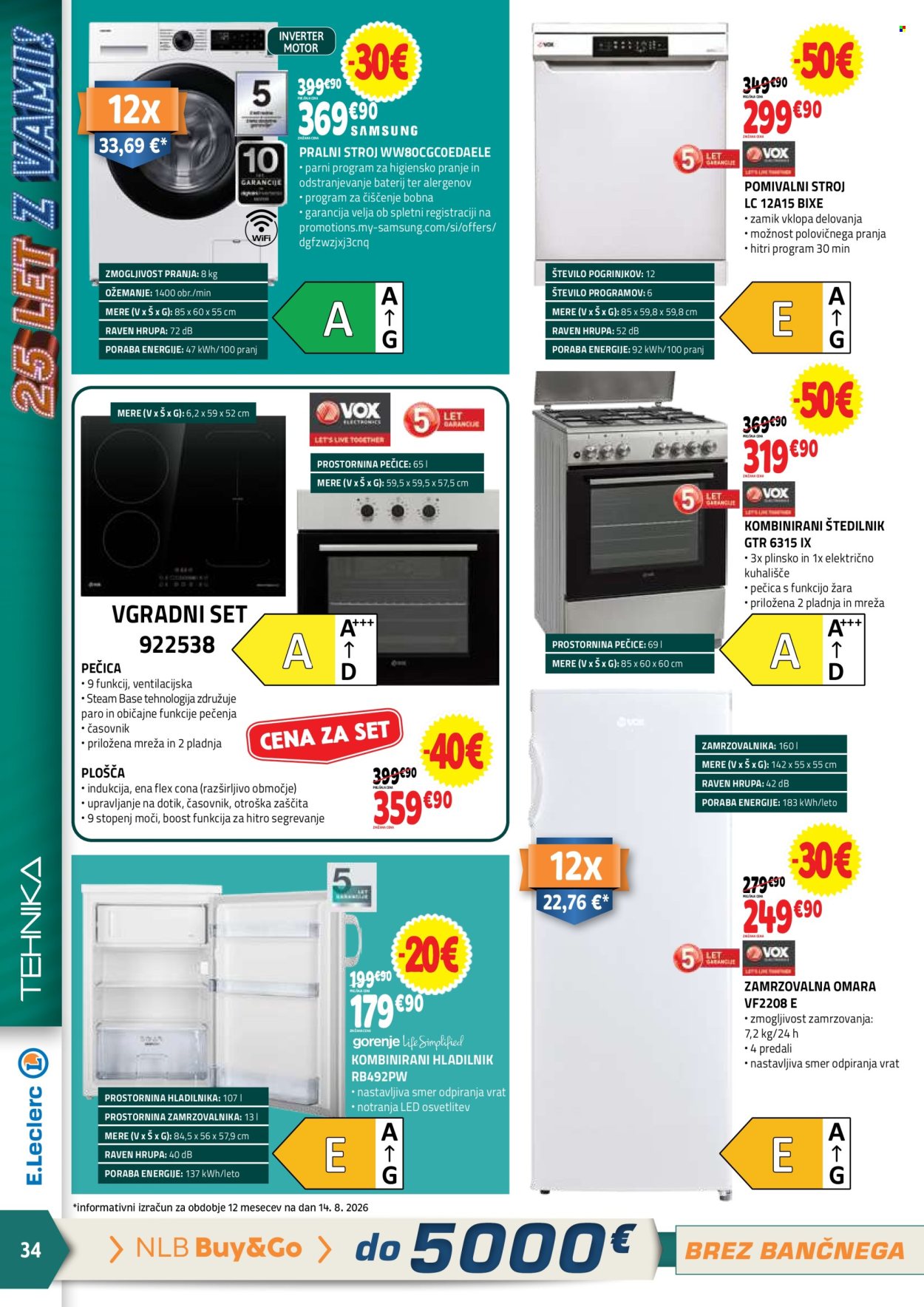 E.Leclerc katalog - 26.8.2026 - 5.9.2026. Stran 34