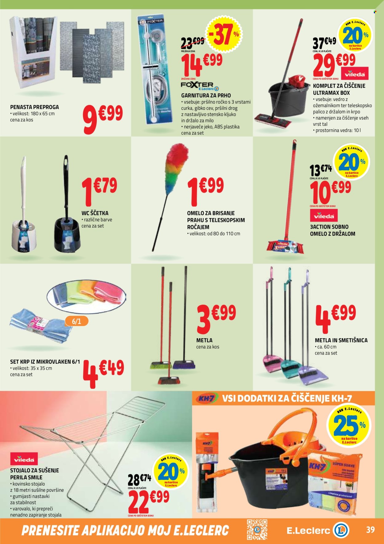 E.Leclerc katalog - 26.8.2026 - 5.9.2026. Stran 39