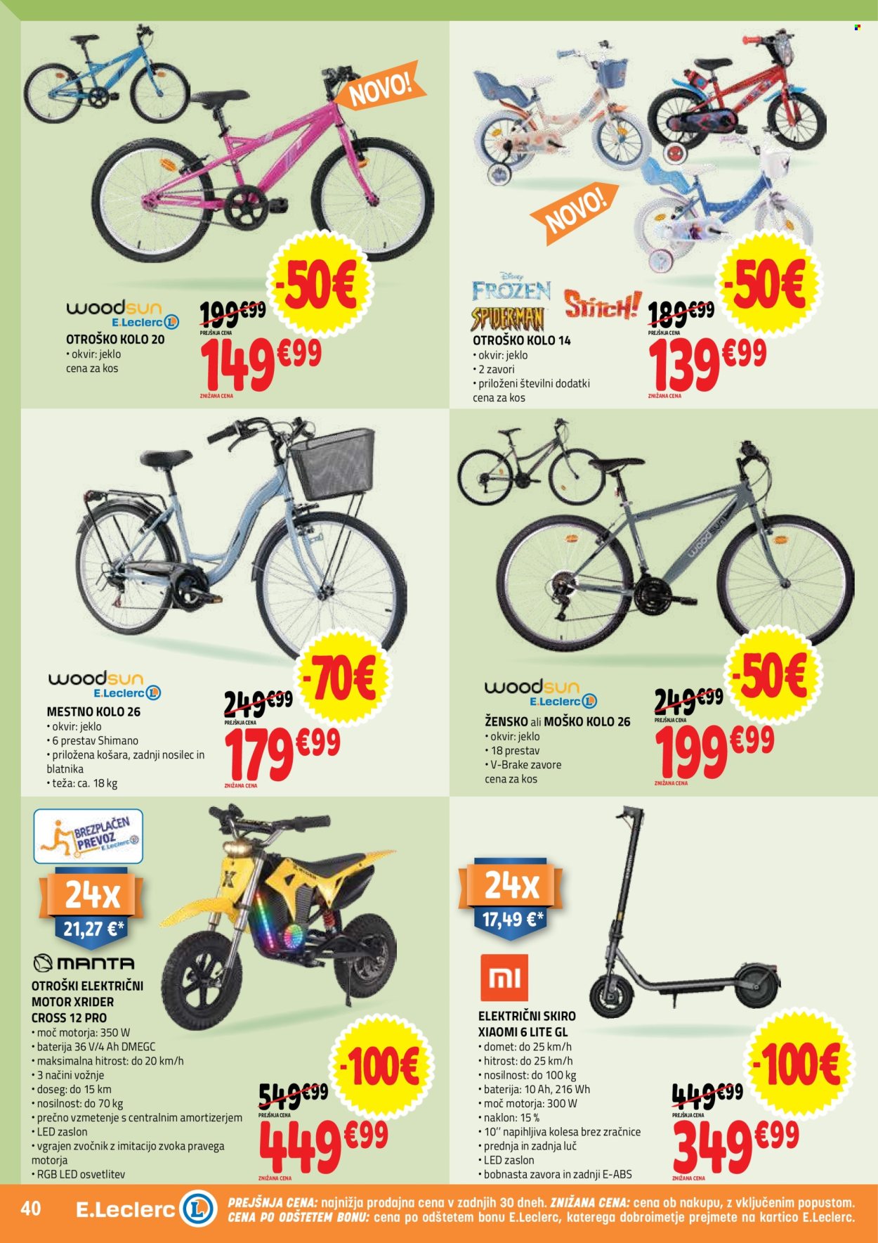 E.Leclerc katalog - 26.8.2026 - 5.9.2026. Stran 40