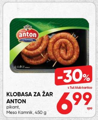 KLOBASA ZA ŽAR ANTON