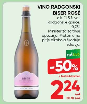 Vino Radgonski Biser Rosé