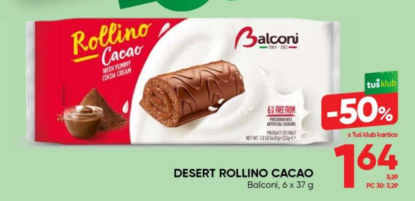 Desert Rollino Cacao