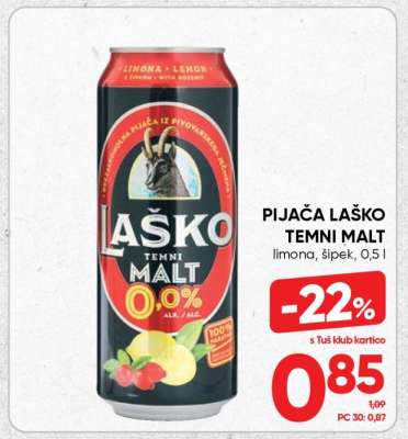 Pijača Laško Temni Malt