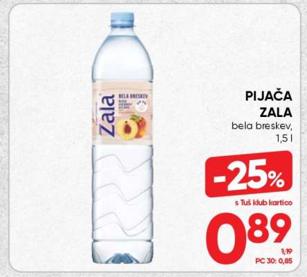 PIJAČA ZALA bela breskev, 1,5 l