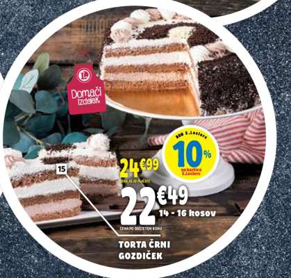 TORTA ČRNI GOZDIČEK