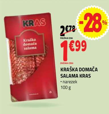 KRAŠKA DOMAČA SALAMA KRAS