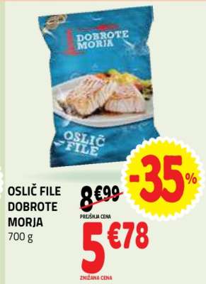 Oslič File Dobrote Morja