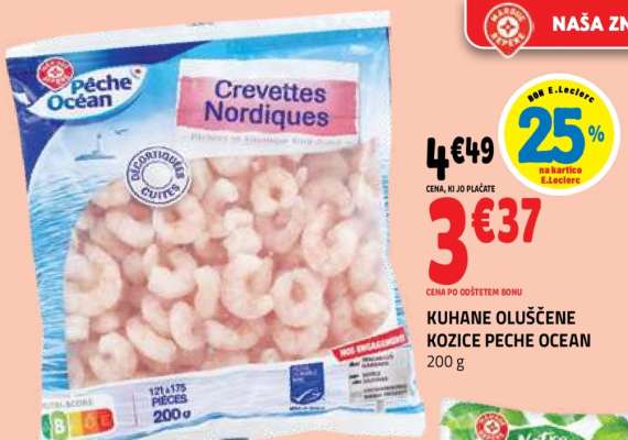 KUHANE OLUŠČENE KOZICE PECHE OCEAN