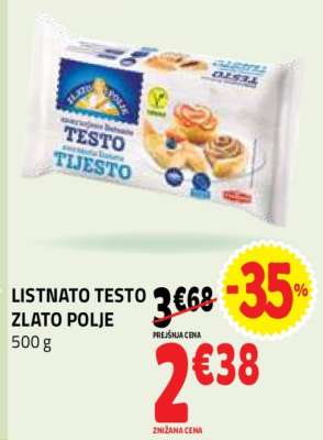LISTNATO TESTO ZLATO POLJE