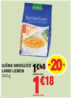 JUŠNE KROGLICE LAND LEBEN