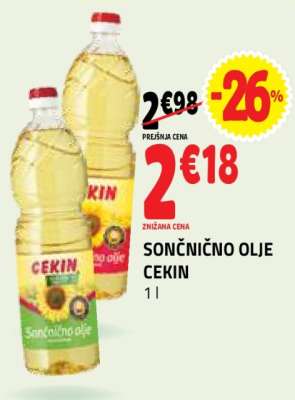 SONČNIČNO OLJE CEKIN