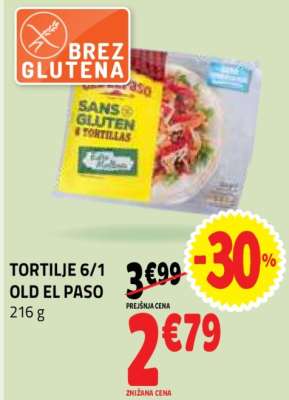 TORTILJE 6/1 OLD EL PASO