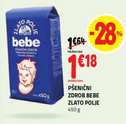 Pšenični zdrob Bebe