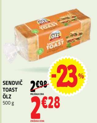 SENDVIČ TOAST ÖLZ