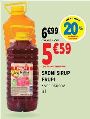 SADNI SIRUP FRUPI