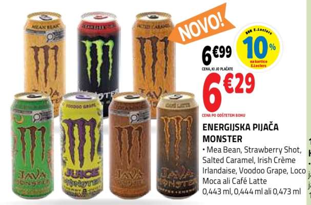 ENERGIJSKA PIJAČA MONSTER