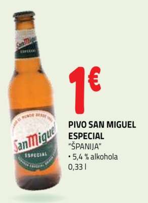 Pivo San Miguel Especial