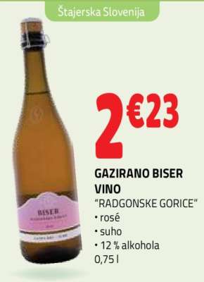 Gazirano Biser Vino