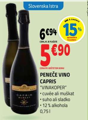 PENEČE VINO CAPRIS