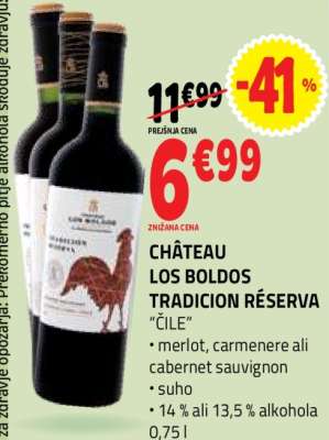 CHÂTEAU LOS BOLDOS TRADICION RÉSERVA